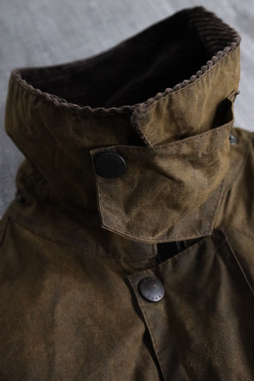 Barbour northumbria oild coat brown