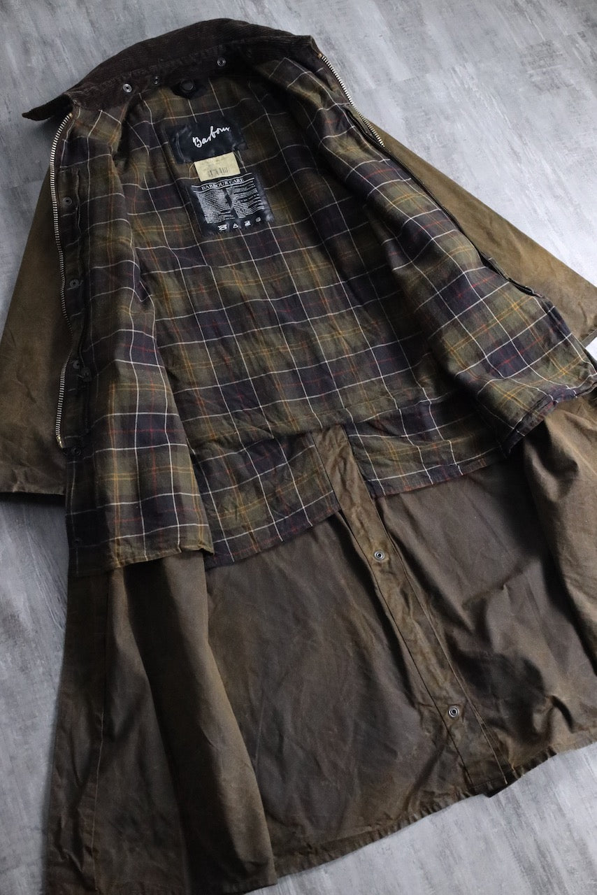 Barbour northumbria oild coat brown