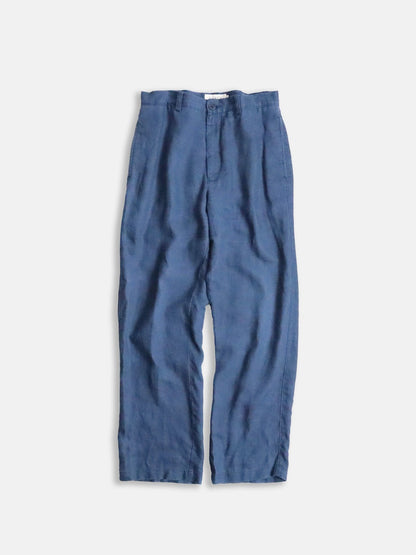 J.CREW linen straight pants navy
