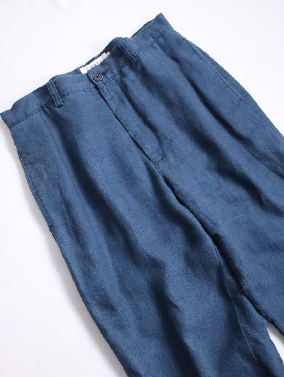 J.CREW linen straight pants navy