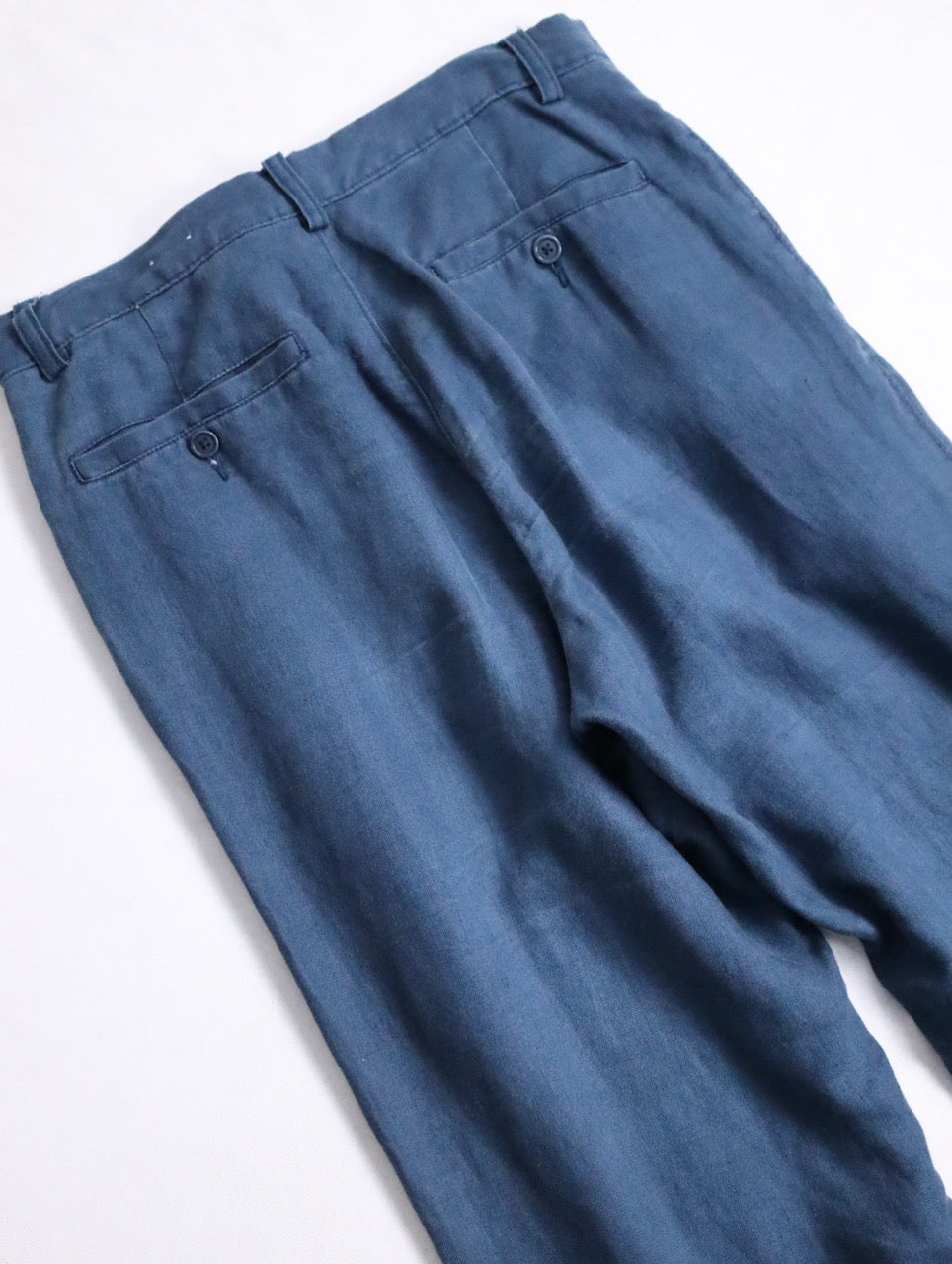 J.CREW linen straight pants navy