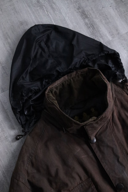 Barbour northumbria oild coat brown