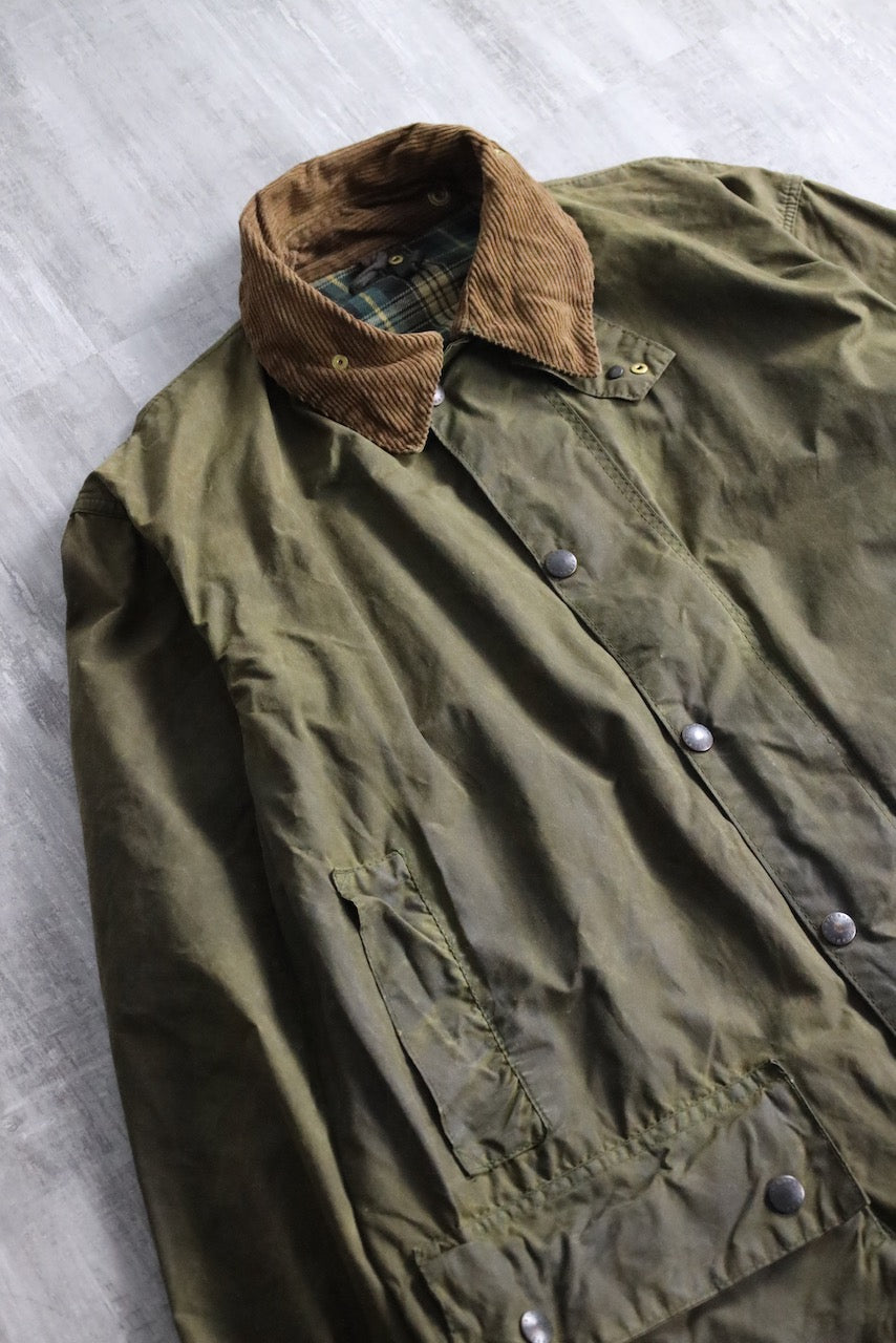 Barbour beaufort oiled jacket khaki
