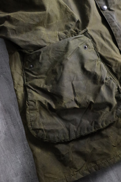 Barbour beaufort oiled jacket khaki