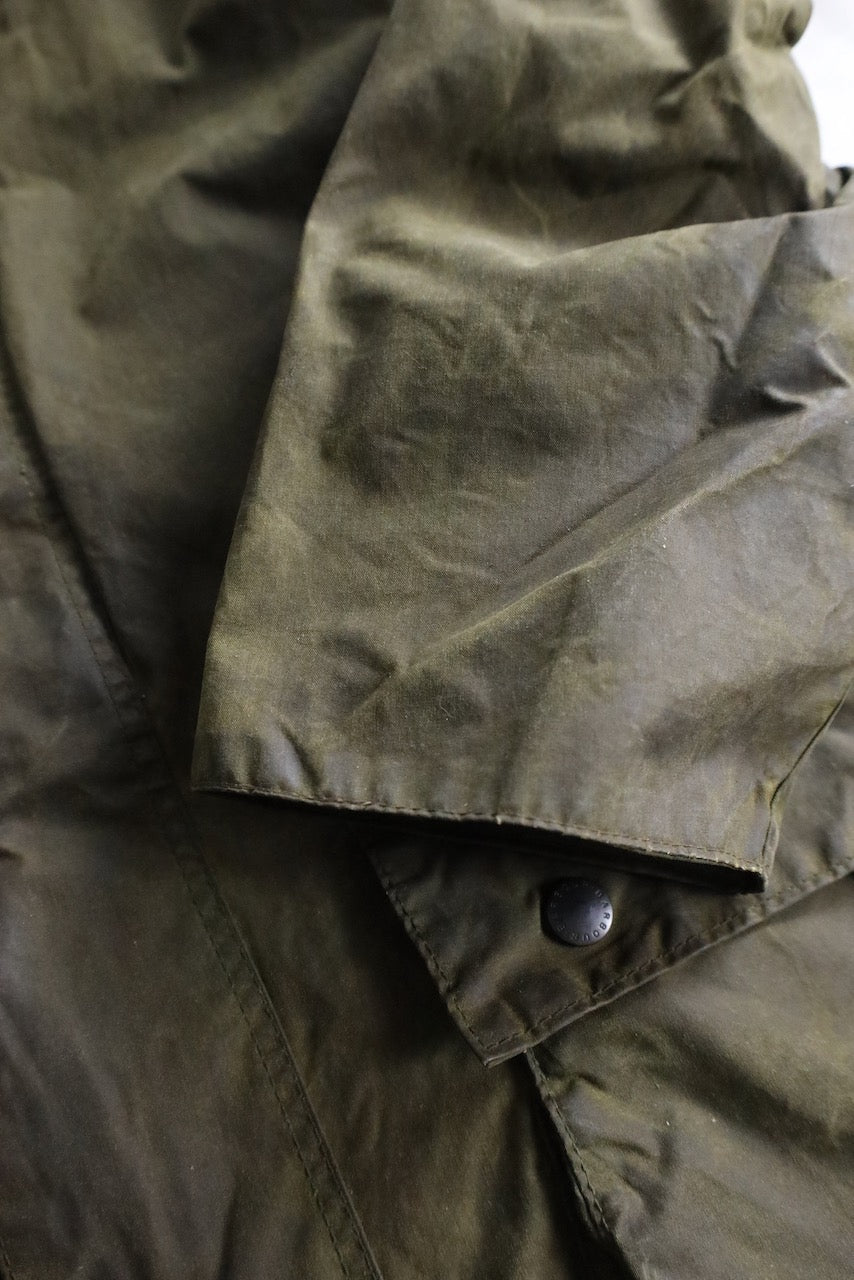 Barbour beaufort oiled jacket khaki