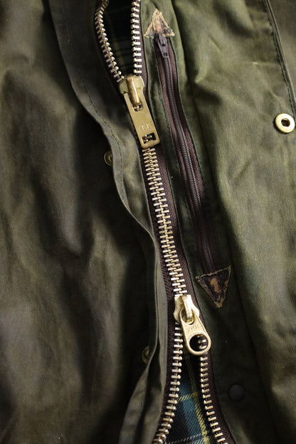 Barbour beaufort oiled jacket khaki