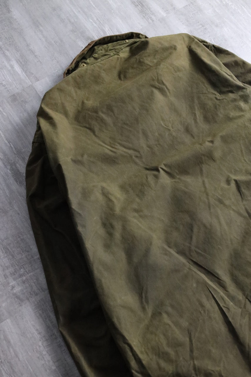 Barbour beaufort oiled jacket khaki