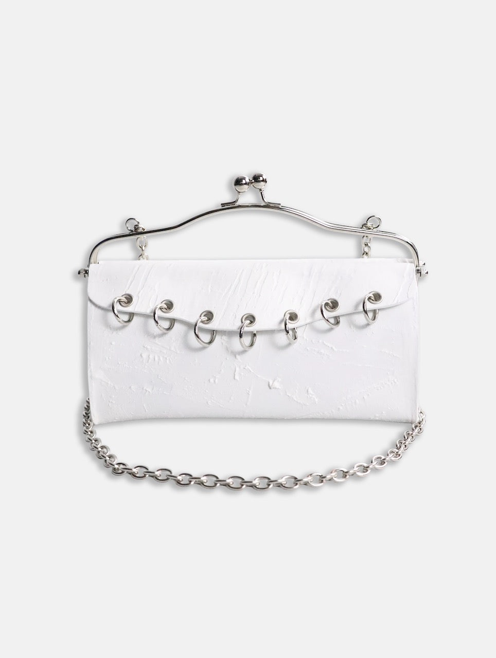 kagari yusuke chatelaine bag white