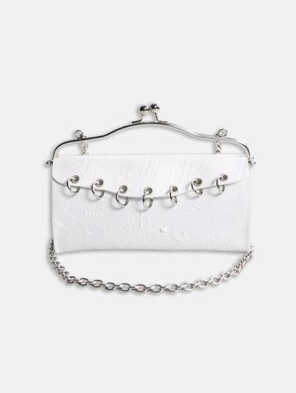kagari yusuke chatelaine bag white