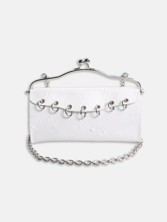 kagari yusuke chatelaine bag white