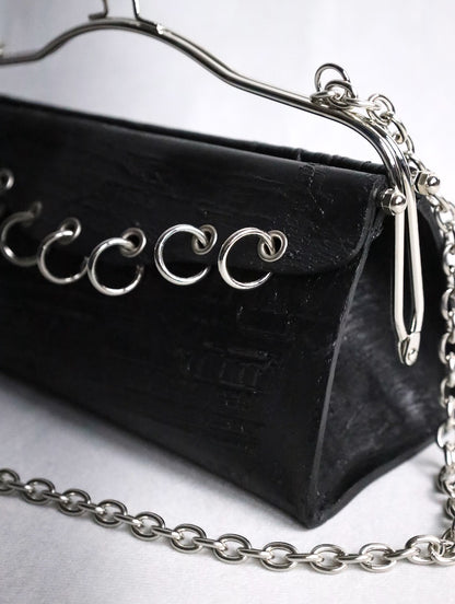 kagari yusuke chatelaine bag black