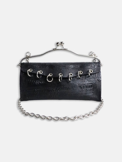 kagari yusuke chatelaine bag black