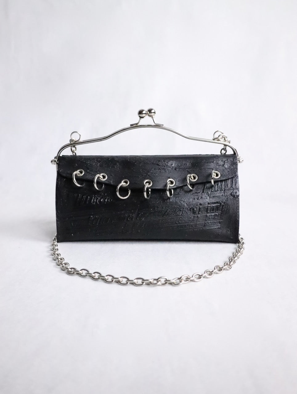 kagari yusuke chatelaine bag black