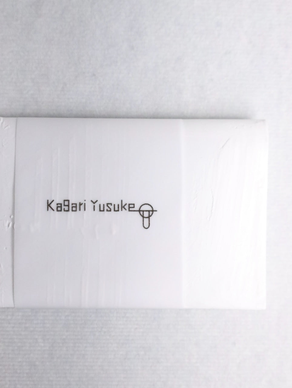 kagari yusuke business card holder white