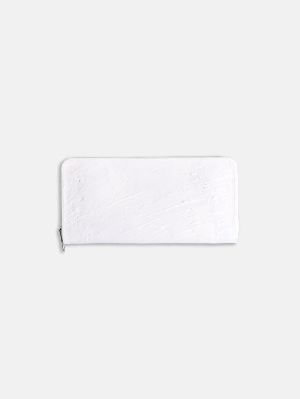 kagari yusuke zip-around long wallet white