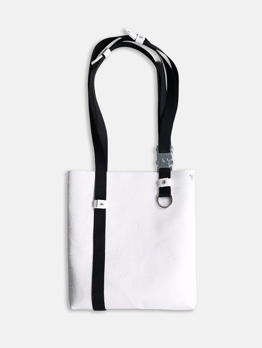 kagari yusuke webbing strap tote bag white