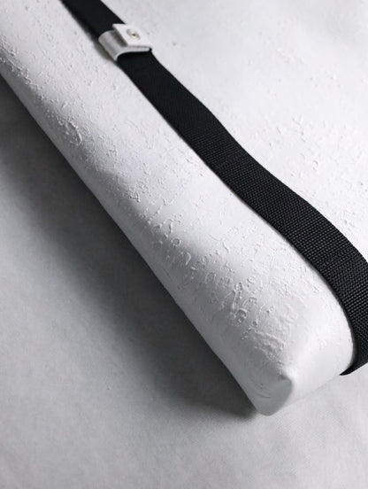 kagari yusuke webbing strap tote bag white