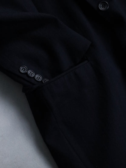 GEFOFFREY BEENE stripe tailred jacket 2B navy