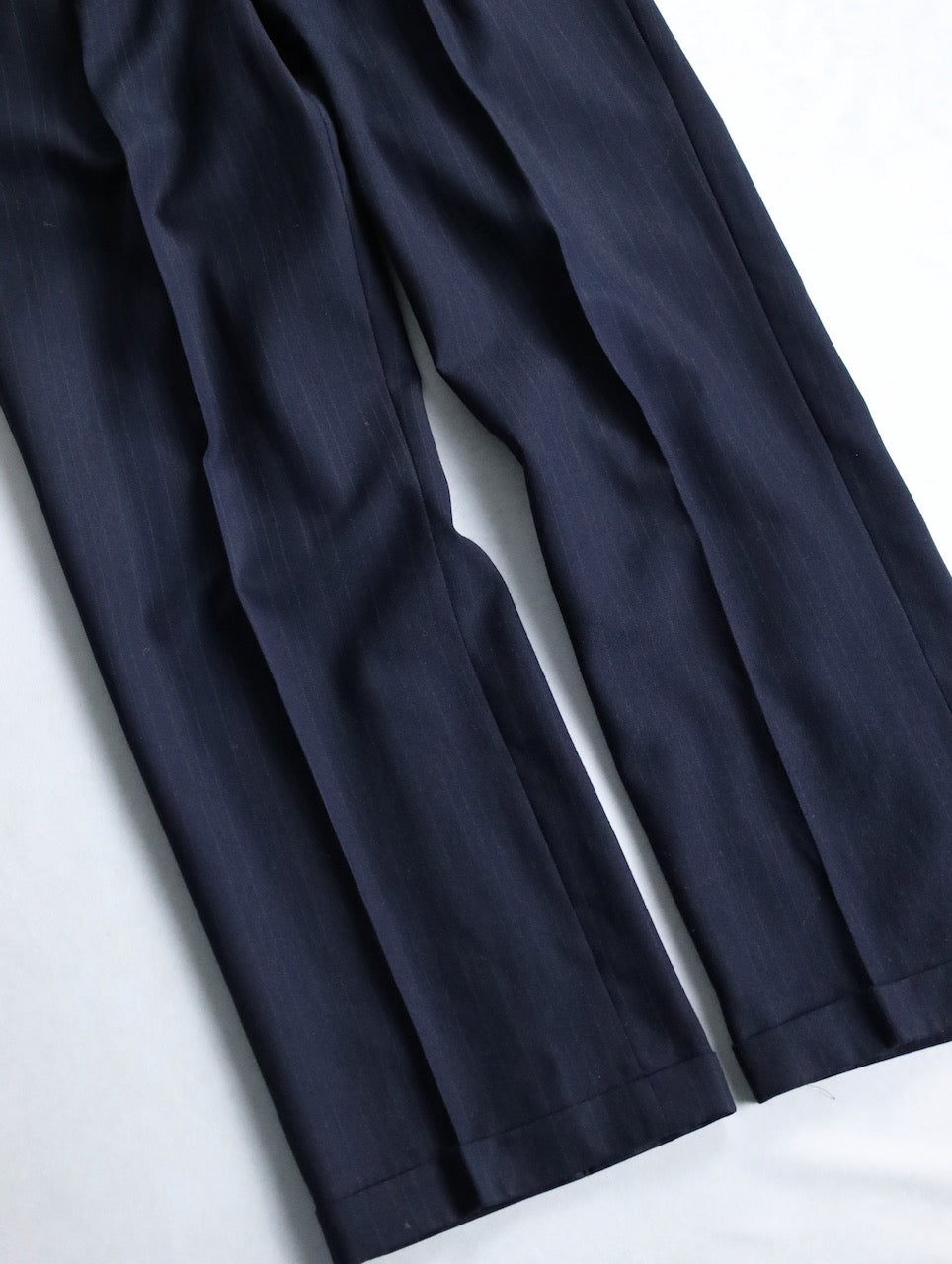 GEFOFFREY BEENE stripe tailred jacket 2B navy