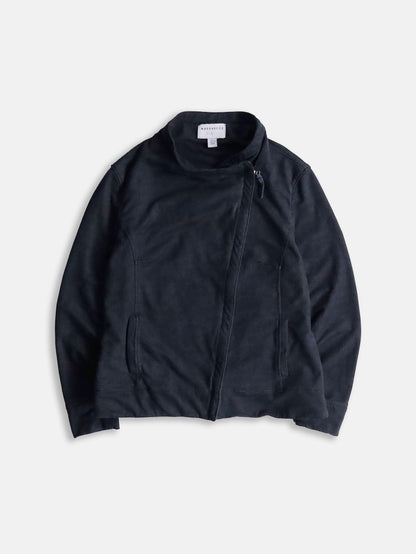 single sweat treated jacket black