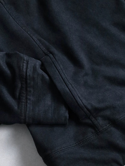single sweat treated jacket black