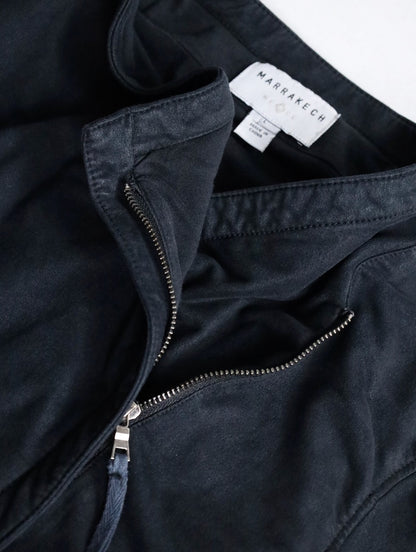 single sweat treated jacket black