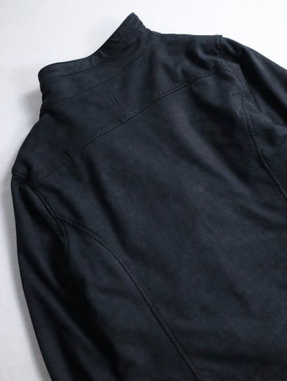 single sweat treated jacket black