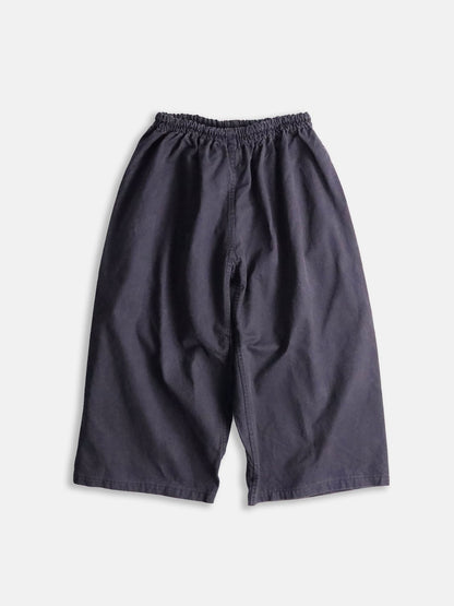 easy cotton sarrouel pants black
