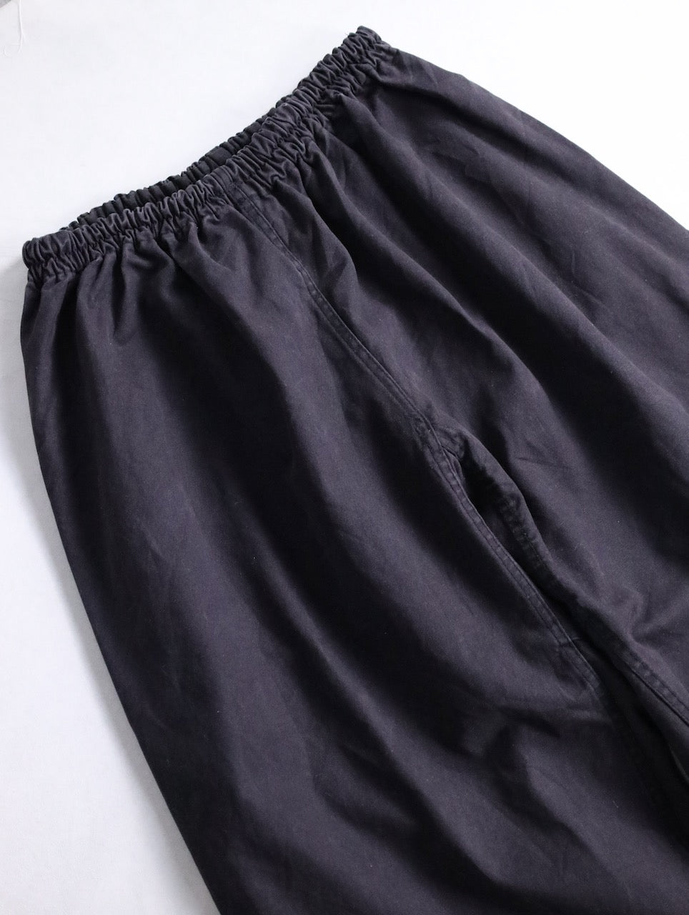 easy cotton sarrouel pants black