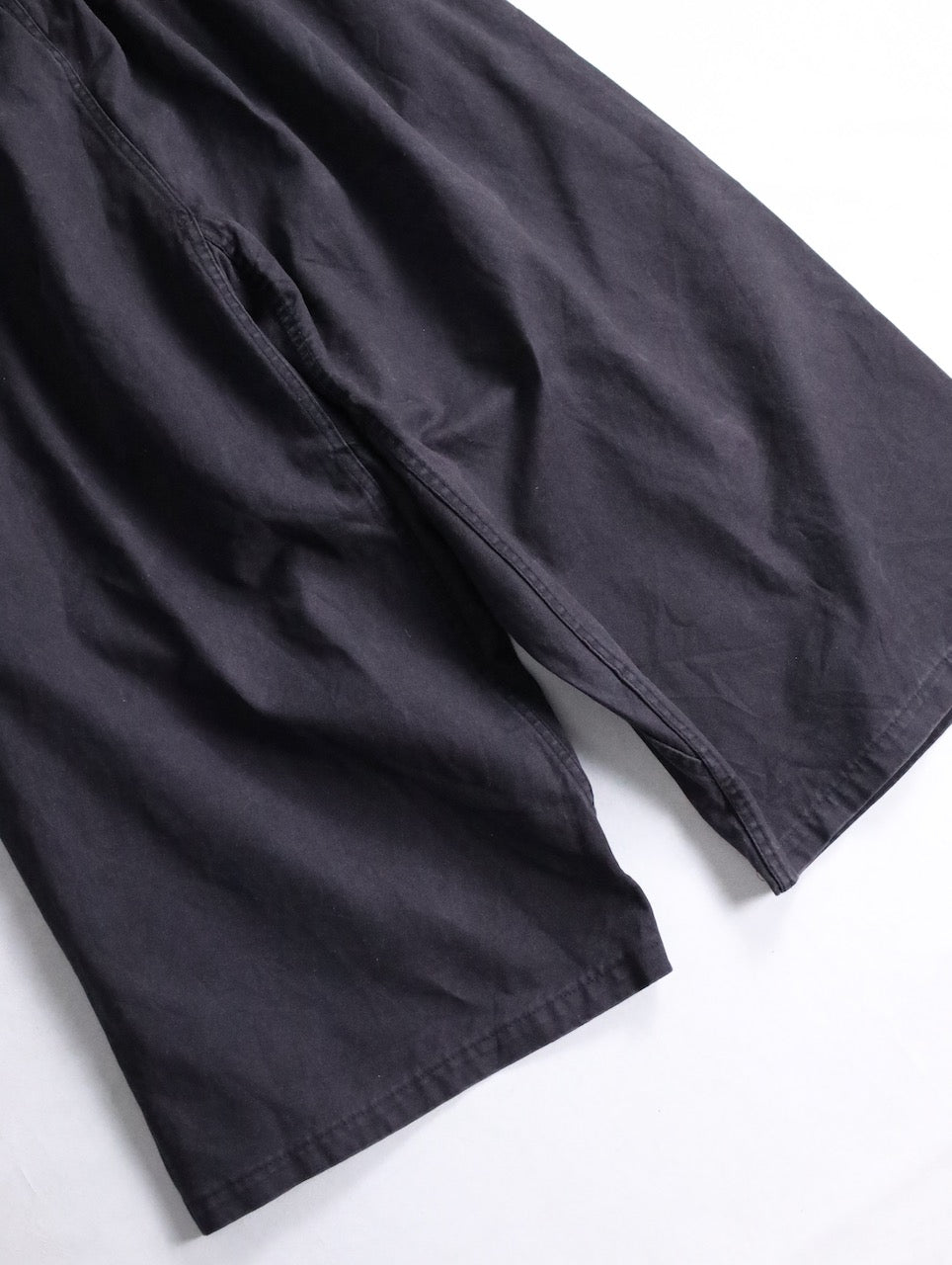 easy cotton sarrouel pants black