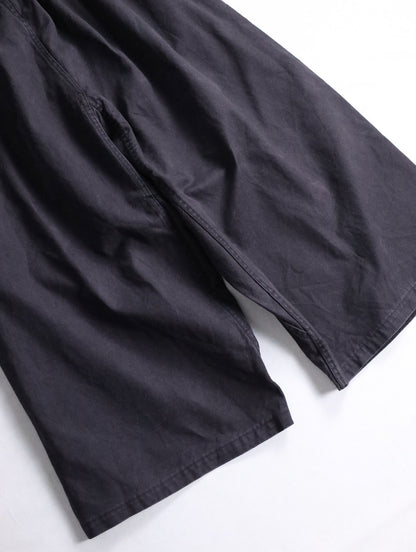 easy cotton sarrouel pants black