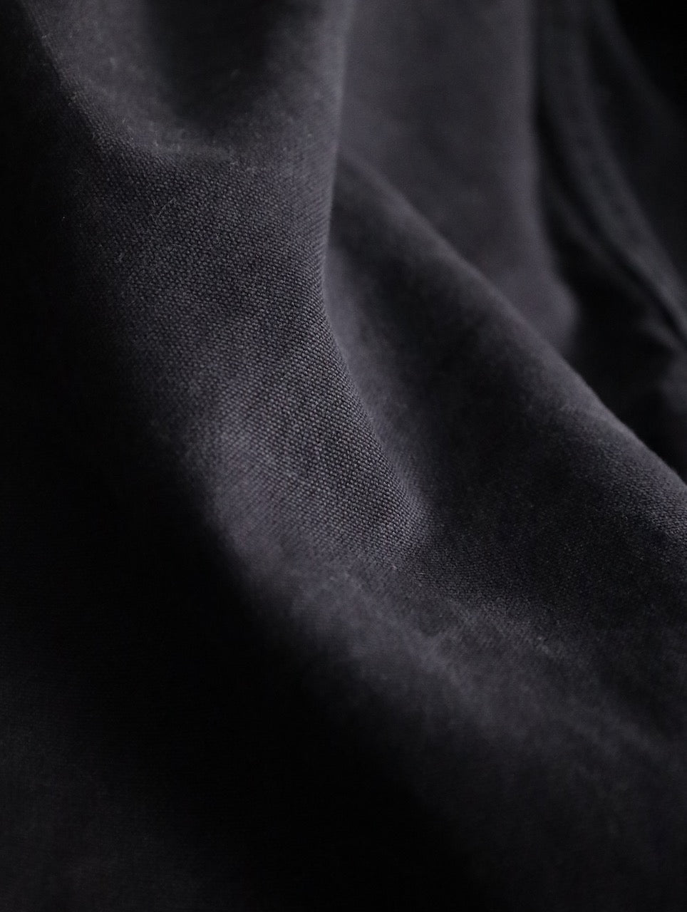 easy cotton sarrouel pants black