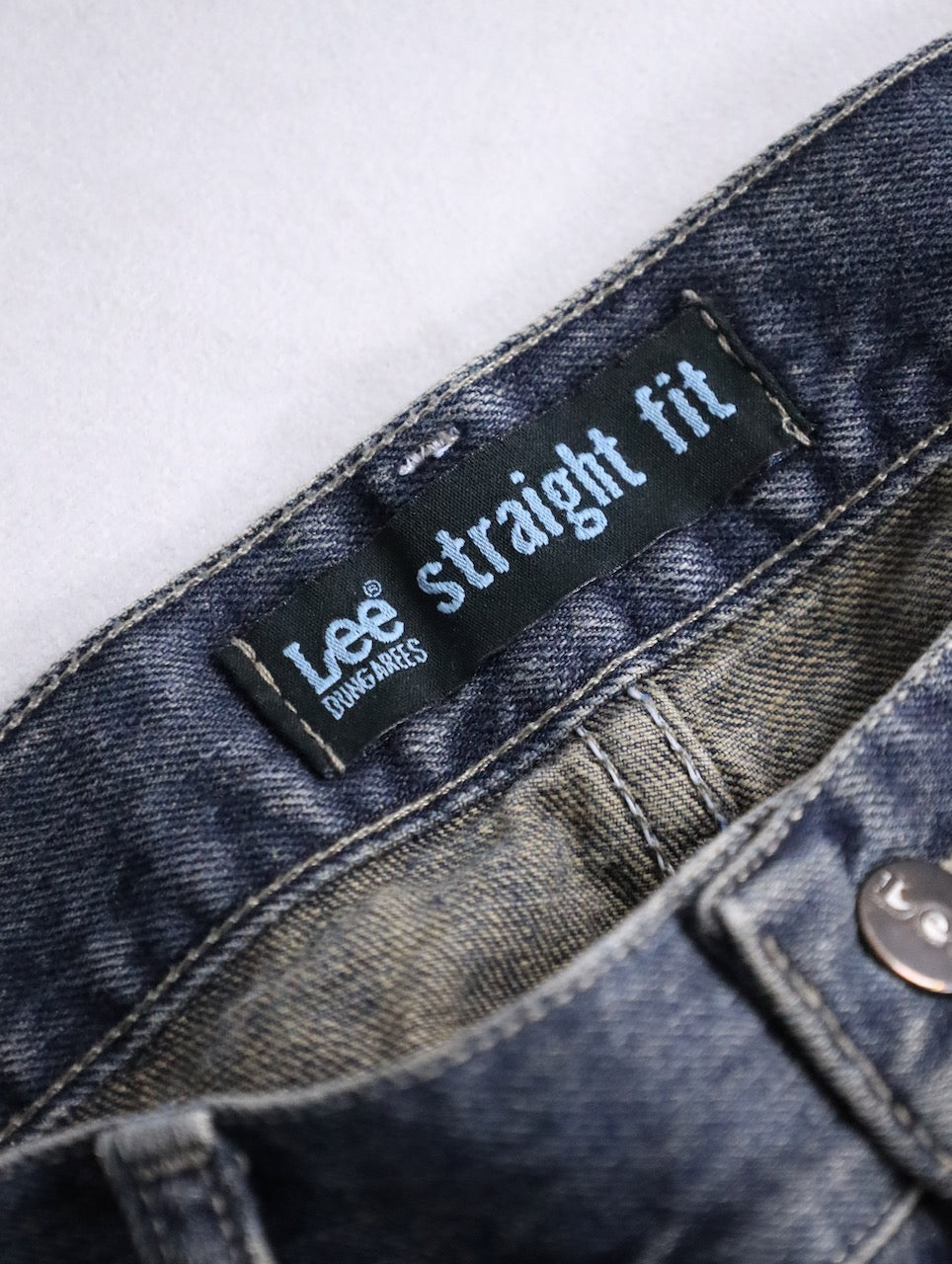 Lee buggy denim pants indigo