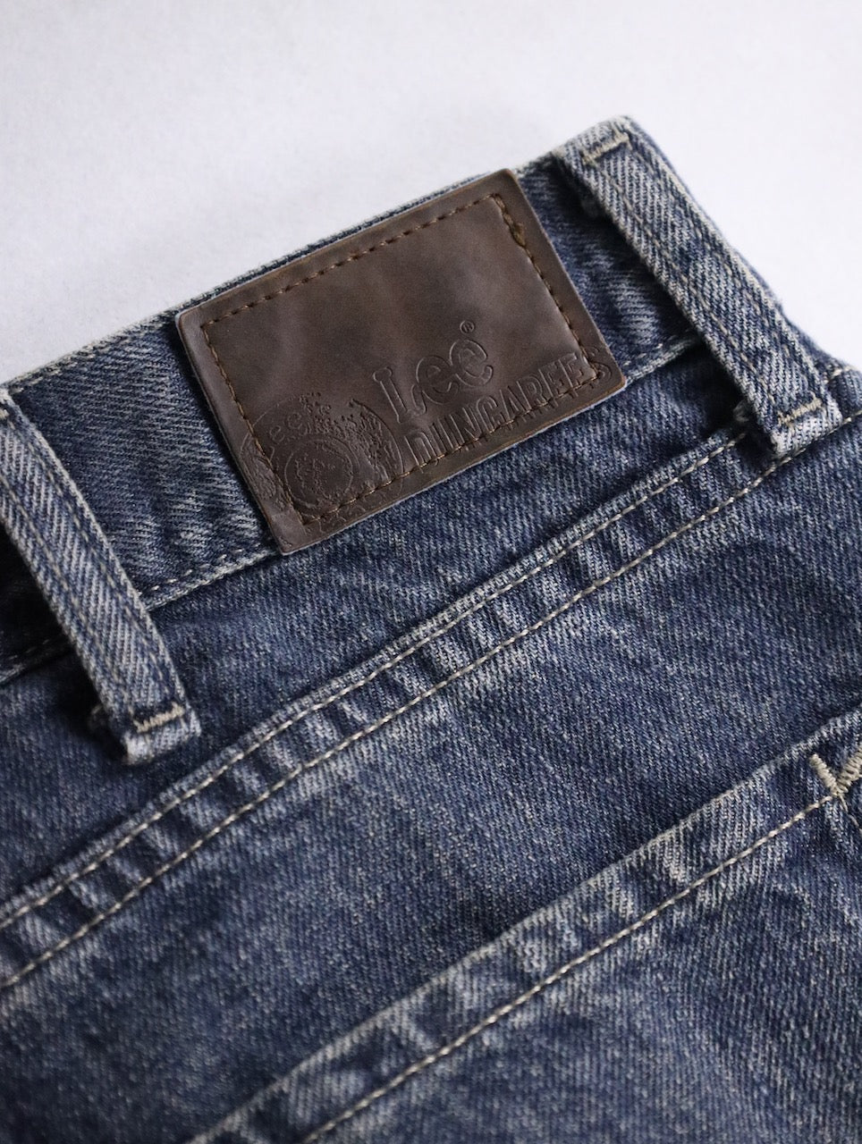 Lee buggy denim pants indigo