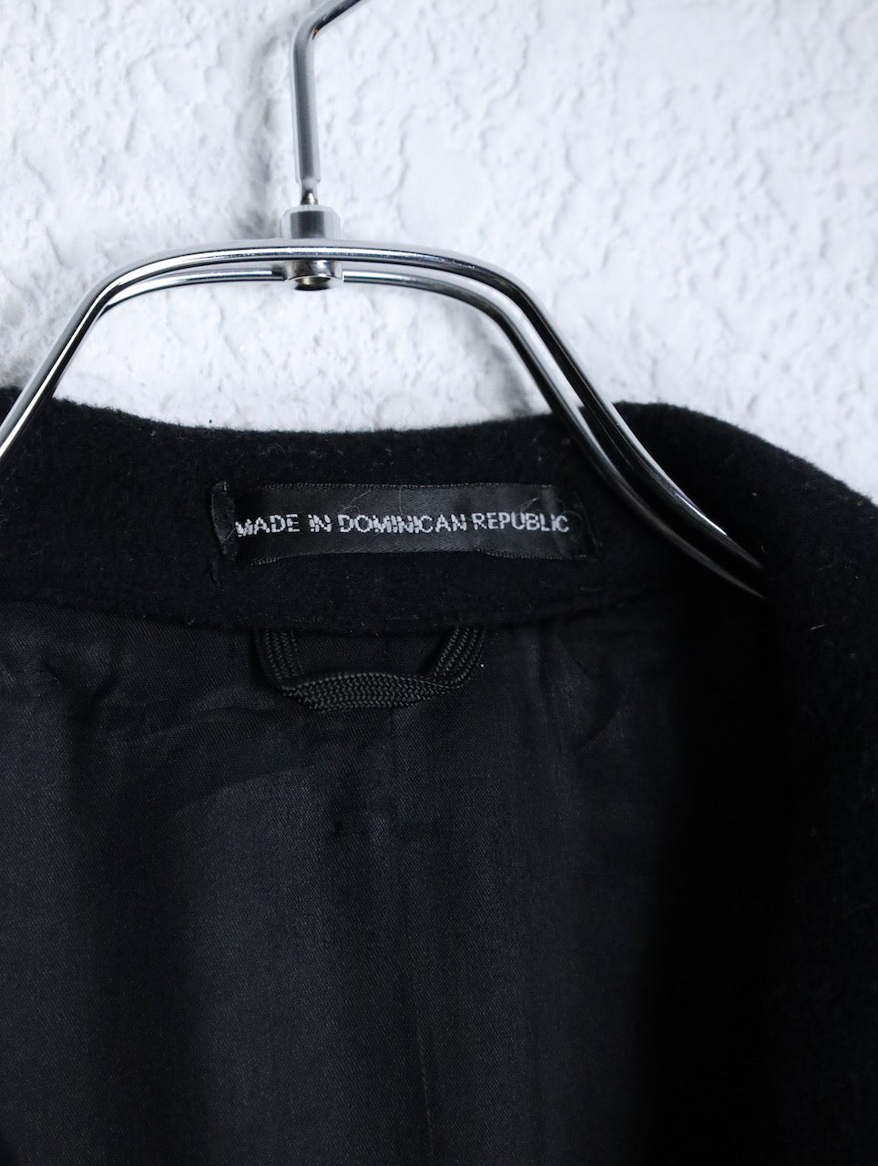 LAUREN RALPH LAUREN lamb wool long coat black