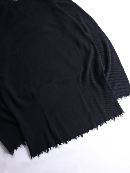 Aleksandr Manamis cashmere high rib raw sweater