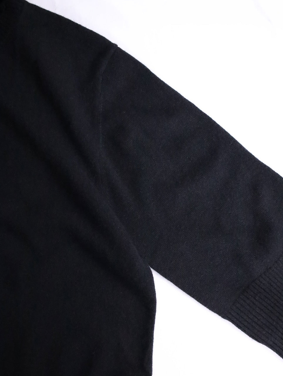 Aleksandr Manamis cashmere high rib raw sweater
