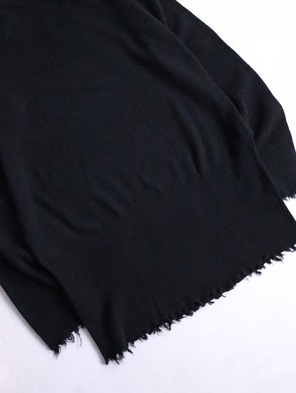 Aleksandr Manamis cashmere high rib raw sweater