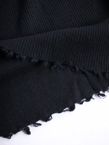 Aleksandr Manamis cashmere high rib raw sweater