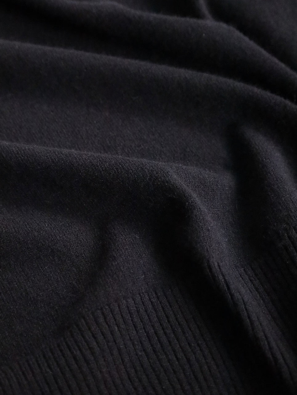 Aleksandr Manamis cashmere high rib raw sweater