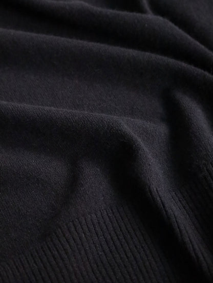 Aleksandr Manamis cashmere high rib raw sweater