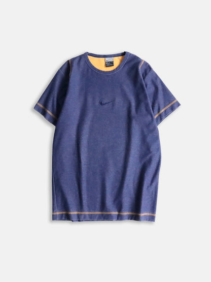 00s nike tee navy-orange
