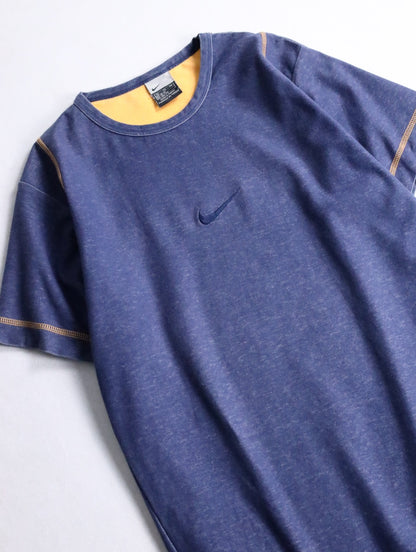 00s nike tee navy-orange
