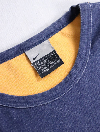 00s nike tee navy-orange