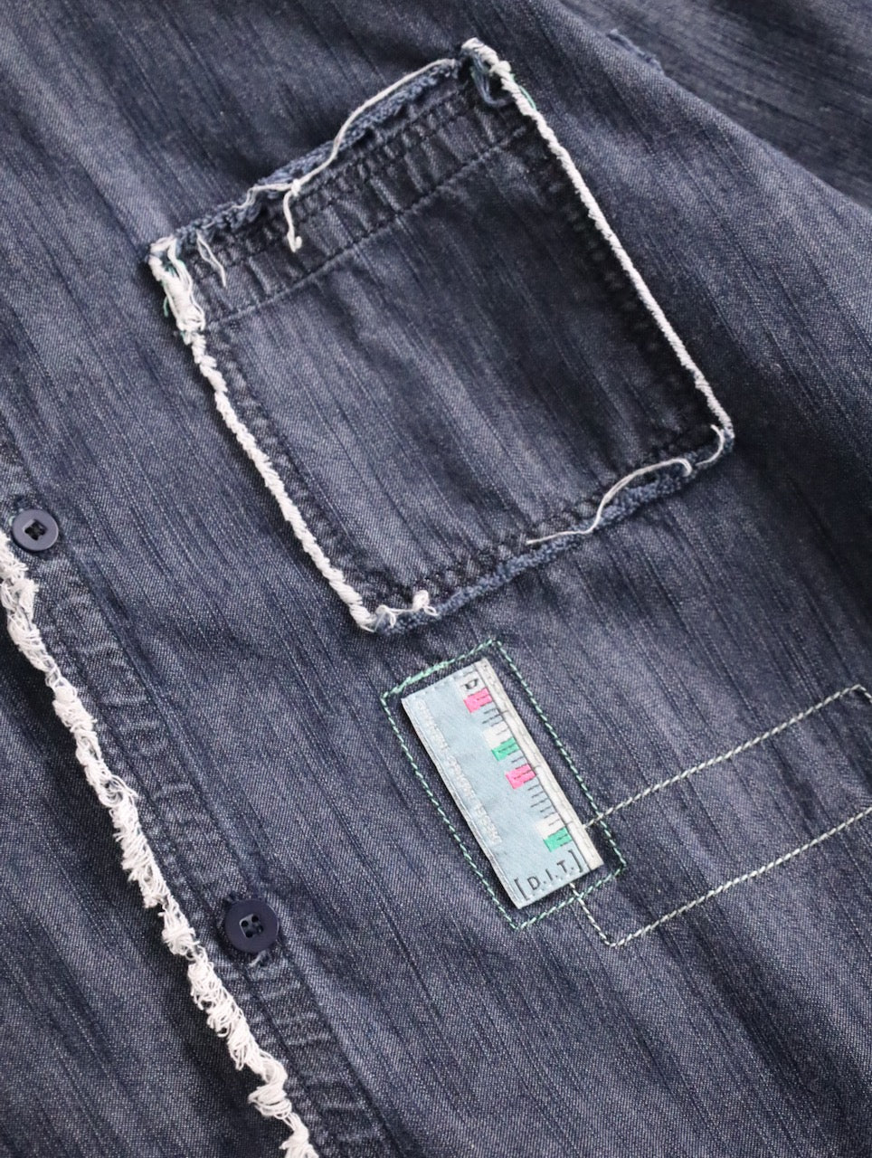 DIESEL denim s/s shirt lightblue