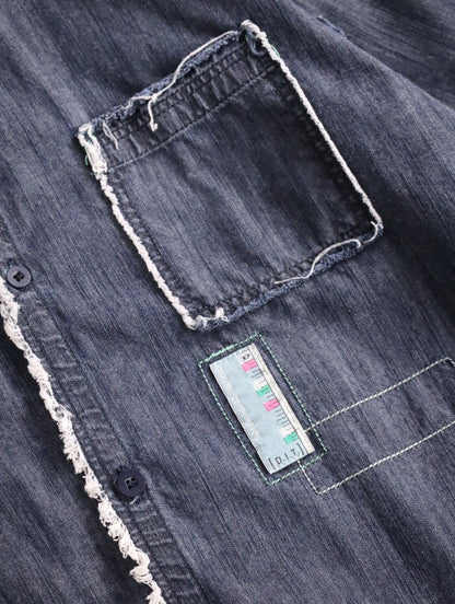 DIESEL denim s/s shirt lightblue