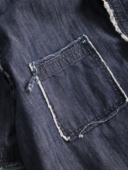 DIESEL denim s/s shirt lightblue
