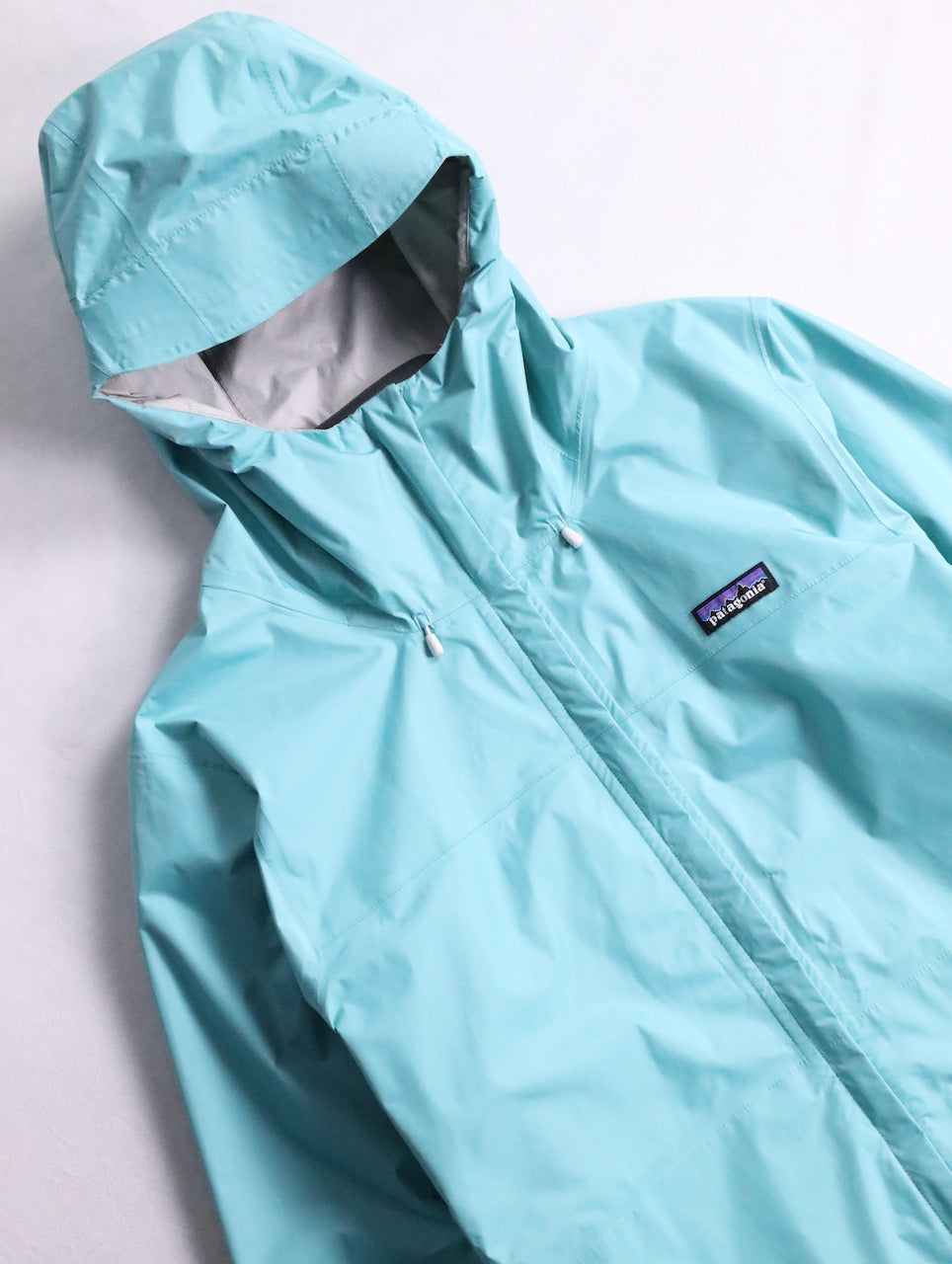 patagonia torrentshell jacket mintgreen