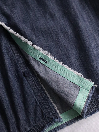 DIESEL denim s/s shirt lightblue