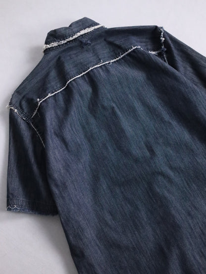 DIESEL denim s/s shirt lightblue